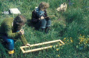 Auf einer Exkursion am 3^.5.1980 an der Rodau, PH Flensburg